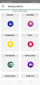Vision Academy MyClassAdmin screenshot 2