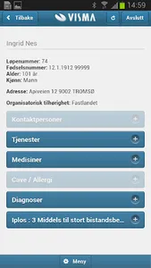 Visma Mobil Omsorg screenshot 5