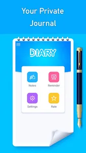 Diary for Boys Girls with Lock screenshot 0