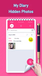 Diary for Boys Girls with Lock screenshot 1