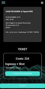 Neon Eventi screenshot 2