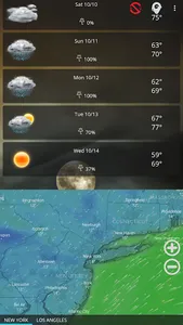 Weather forecast clock widget screenshot 14