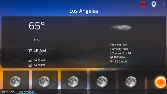 Weather forecast clock widget screenshot 19