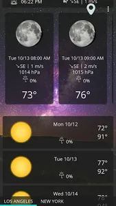 Weather forecast clock widget screenshot 4