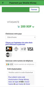 VITASANTE Mobile screenshot 2