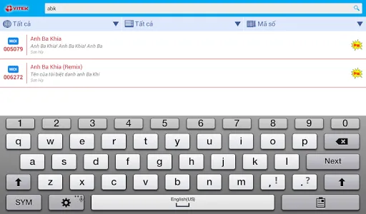 Vitek List screenshot 1