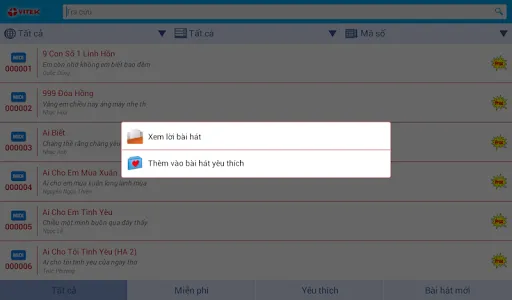 Vitek List screenshot 4
