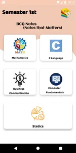 BCA - Semester 1st screenshot 0