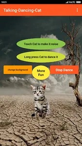 Talking Cat-Animal-Dance app screenshot 5