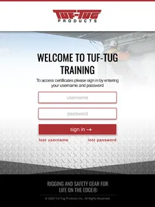 Tuf-Tug Certificate App screenshot 2