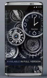 FREE Black Clock LiveWallpaper screenshot 3