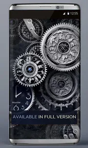 FREE Black Clock LiveWallpaper screenshot 4