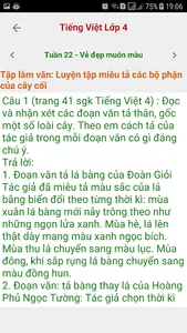 Tieng Viet Lop 4 screenshot 2