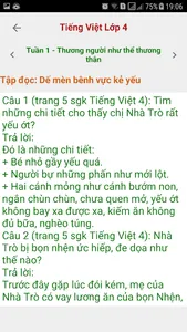 Tieng Viet Lop 4 screenshot 4