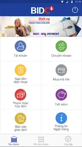 BIDC Mobile Banking Viet Nam screenshot 1