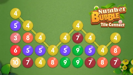 Number Bubble Tile Connect screenshot 1