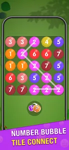 Number Bubble Tile Connect screenshot 2