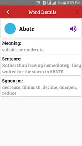 GRE Vocabulary screenshot 1