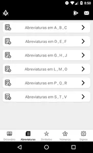 Vocábulo Maçônico screenshot 1