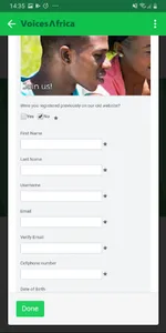 VApp from VoicesAfrica screenshot 1