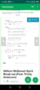 voiceTunez screenshot 1