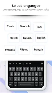 Galician Voice Typing Keyboard screenshot 1