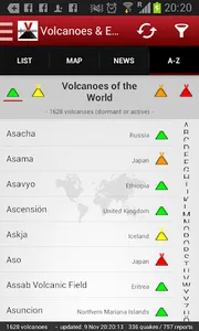 Volcanoes&Earthquakes UPGRADE screenshot 1