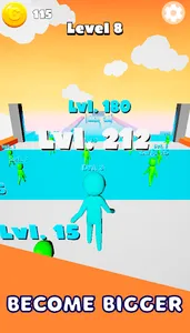 Size Man - Scale Up Run Game screenshot 1