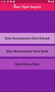 Kur'an-ı Kerim Süre Sıra Ezber screenshot 0