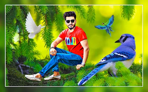 Bird photo editor frames screenshot 2