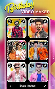 Birthday video maker with song screenshot 1