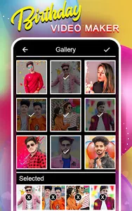 Birthday video maker with song screenshot 6