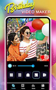 Birthday video maker with song screenshot 9