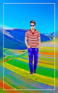 Flower hill photo editor frame screenshot 4