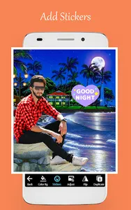 Night photo editor and frames screenshot 3