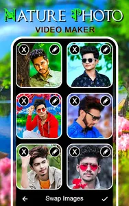 Nature photo video maker songs screenshot 3