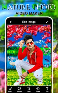 Nature photo video maker songs screenshot 4