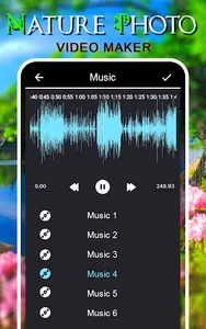 Nature photo video maker songs screenshot 7