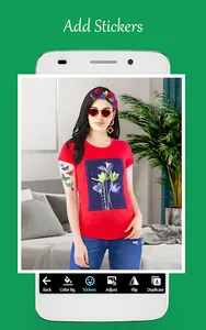 Women T shirt photo editor screenshot 4