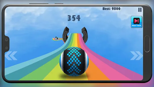 Rolling Ball Impossible road screenshot 0