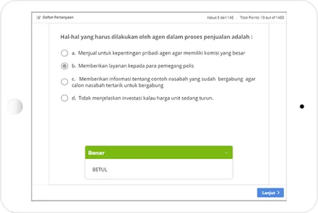 Soal AAJI EXAM Tryout Mobile screenshot 4
