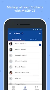 MoSIP C5–SIP Softphone for Uni screenshot 1