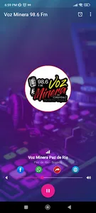 Voz Minera 98.6 Fm screenshot 1
