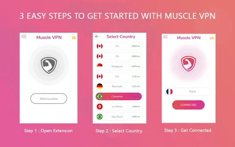 Muscle VPN screenshot 1