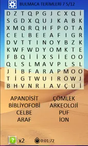Kelime Bulmaca Oyunu : Gizli B screenshot 1