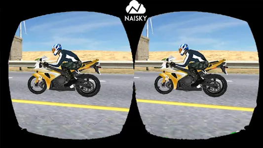 VR Traffic Bike Racer 360 screenshot 1