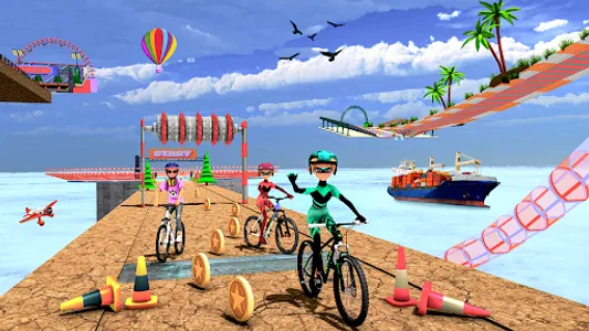 Bikes Hop: Moto Bike Game BMX screenshot 0