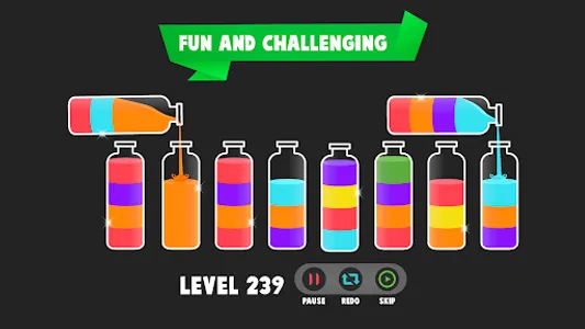 Water colors sort puzzle game screenshot 10