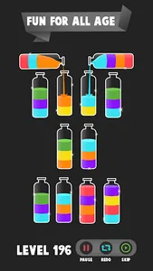 Water colors sort puzzle game screenshot 12