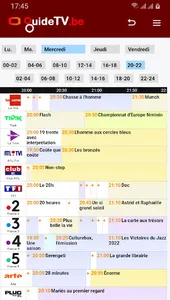 Guide TV Belgique screenshot 0